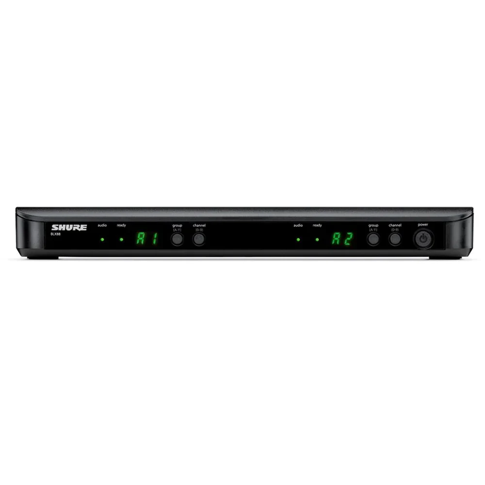 Sistema Inalámbrico Doble con Dos Micrófonos de Mano Shure BLX288/PG58 - Imagen 3