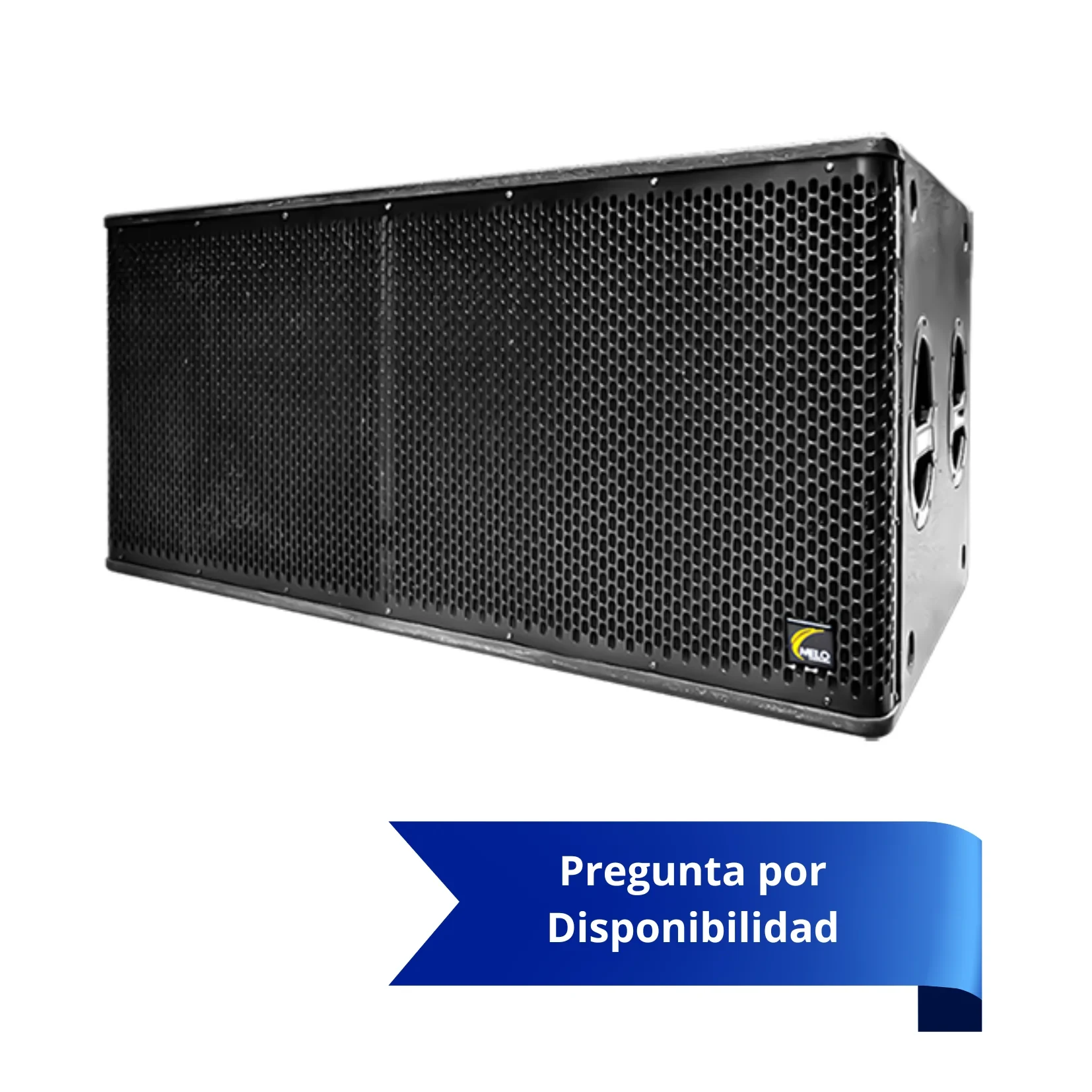 Subwoofer Activo Melo DSP28 Pro 1350 W RMS Amplificado Negro