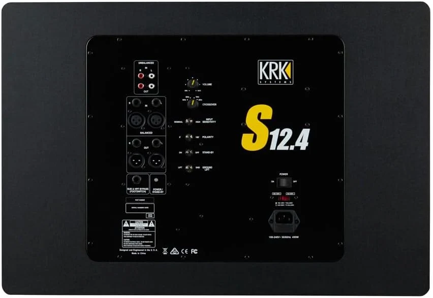 Subwoofer KRK Activo de 12" S12.4-NA - Imagen 2