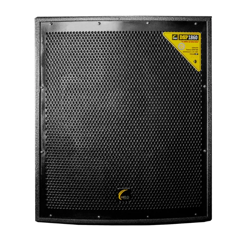 Subwoofer Activo Melo DSP 1860 500W Negro - Imagen 2