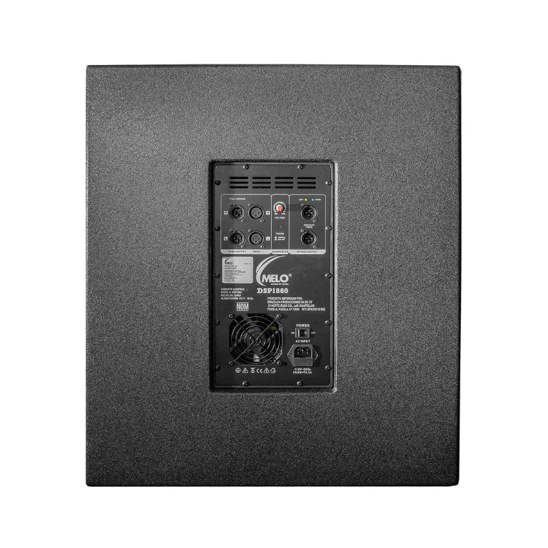 Subwoofer Activo Melo DSP 1860 500W Negro - Imagen 3