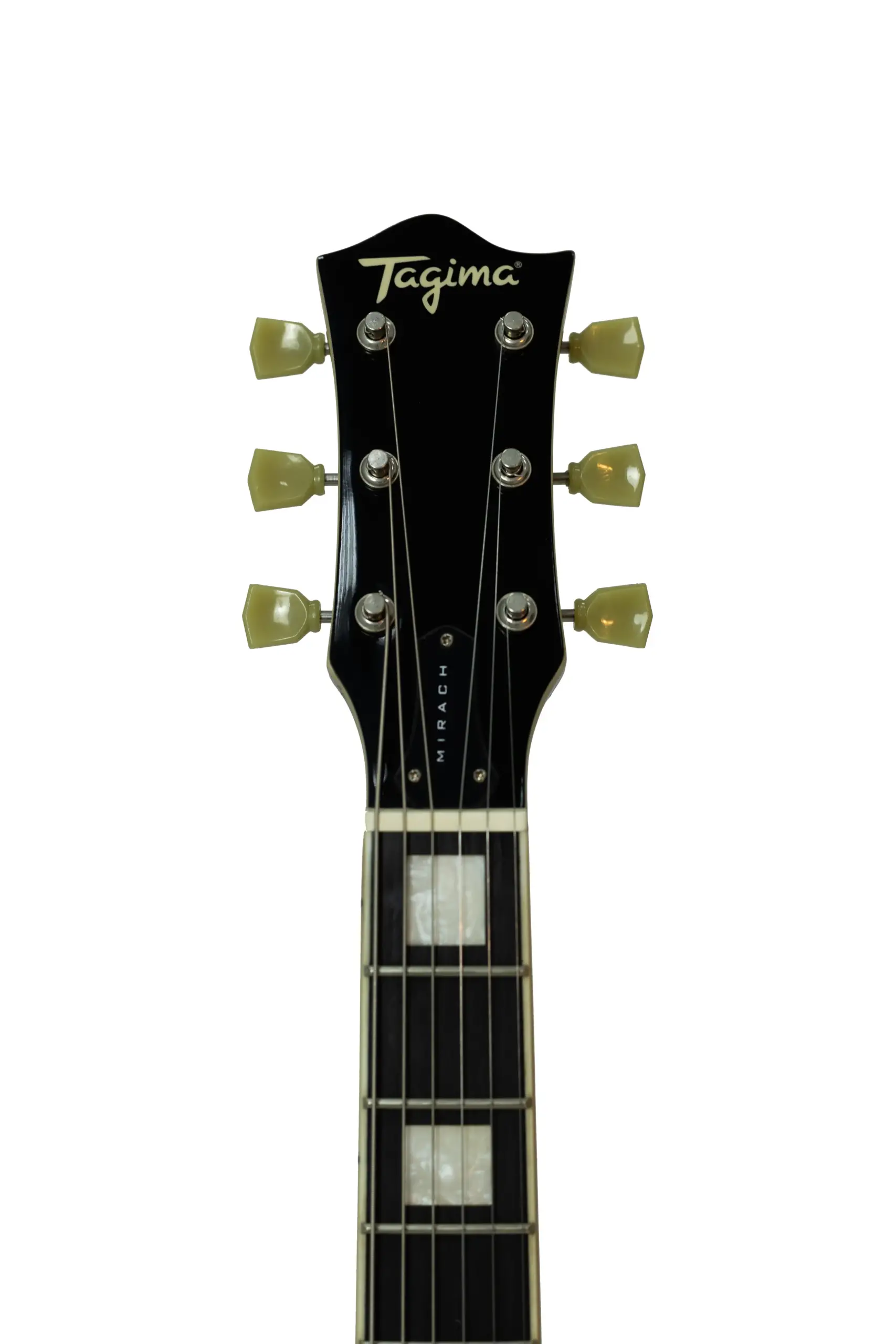 Guitarra eléctrica TAGIMA Mirach Flamed Transparent Amber - Imagen 3