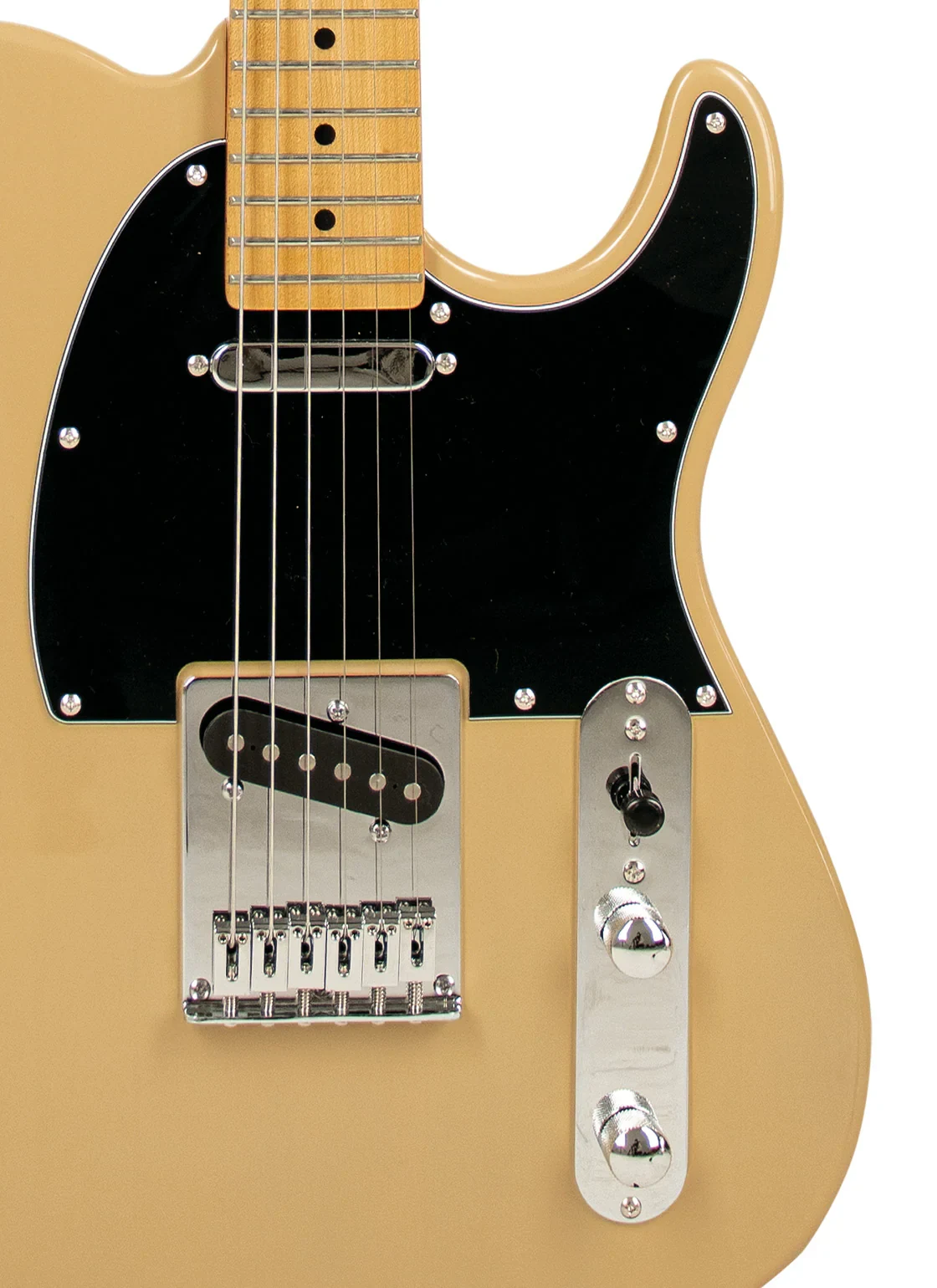 Tagima Guitarra Eléctrica TW-55 Color Crema Mica Negra - Imagen 3