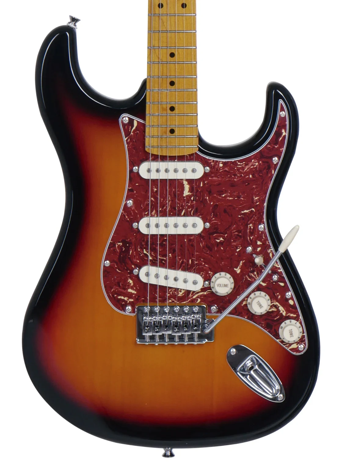 Tagima Guitarra Eléctrica TG-530 Sombrado con Mica Vino - Imagen 4