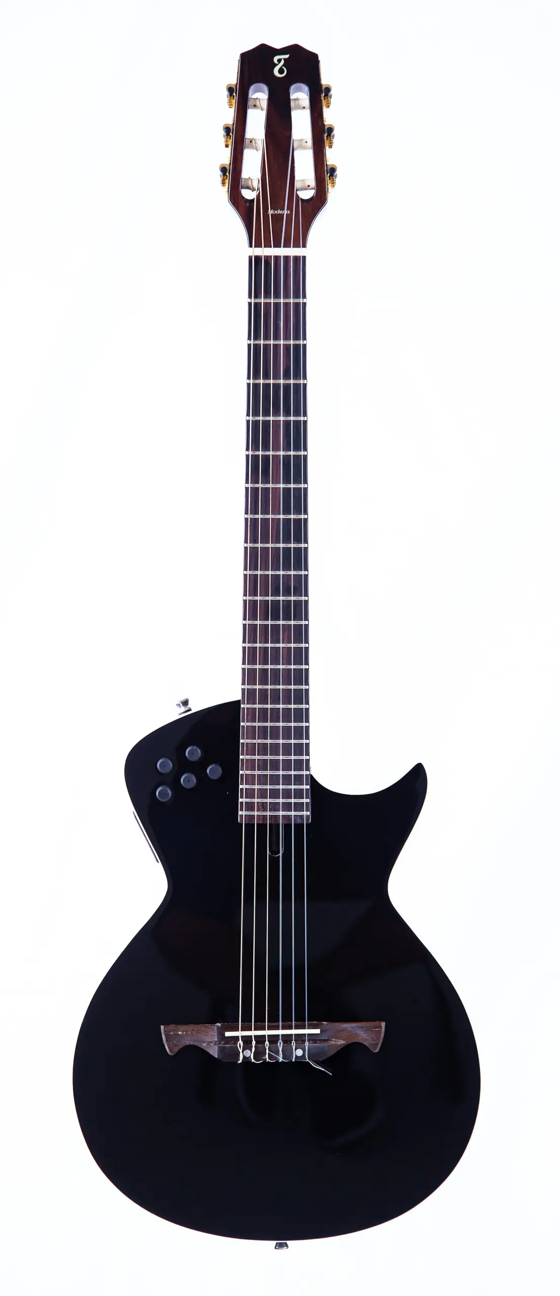 Guitarra Electroacústica Modena Nylon EQ BK