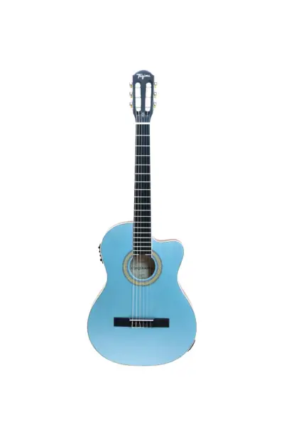 Guitarra Electroacústica Slim Serie LATAM Cartagena en Lake Placid Blue Satin