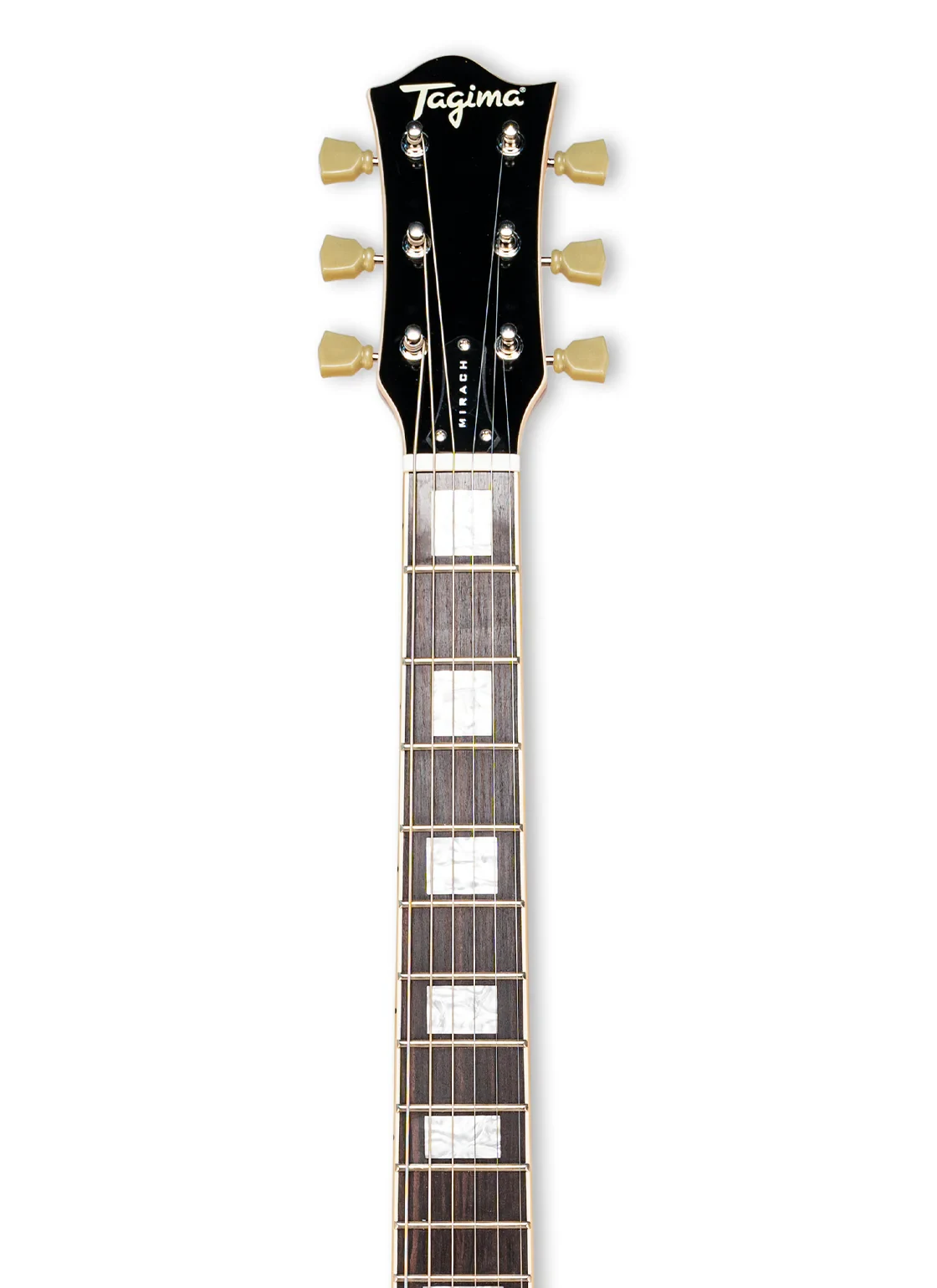 Guitarra Eléctrica TAGIMA Mirach Flamed Transparent Amber - Imagen 3