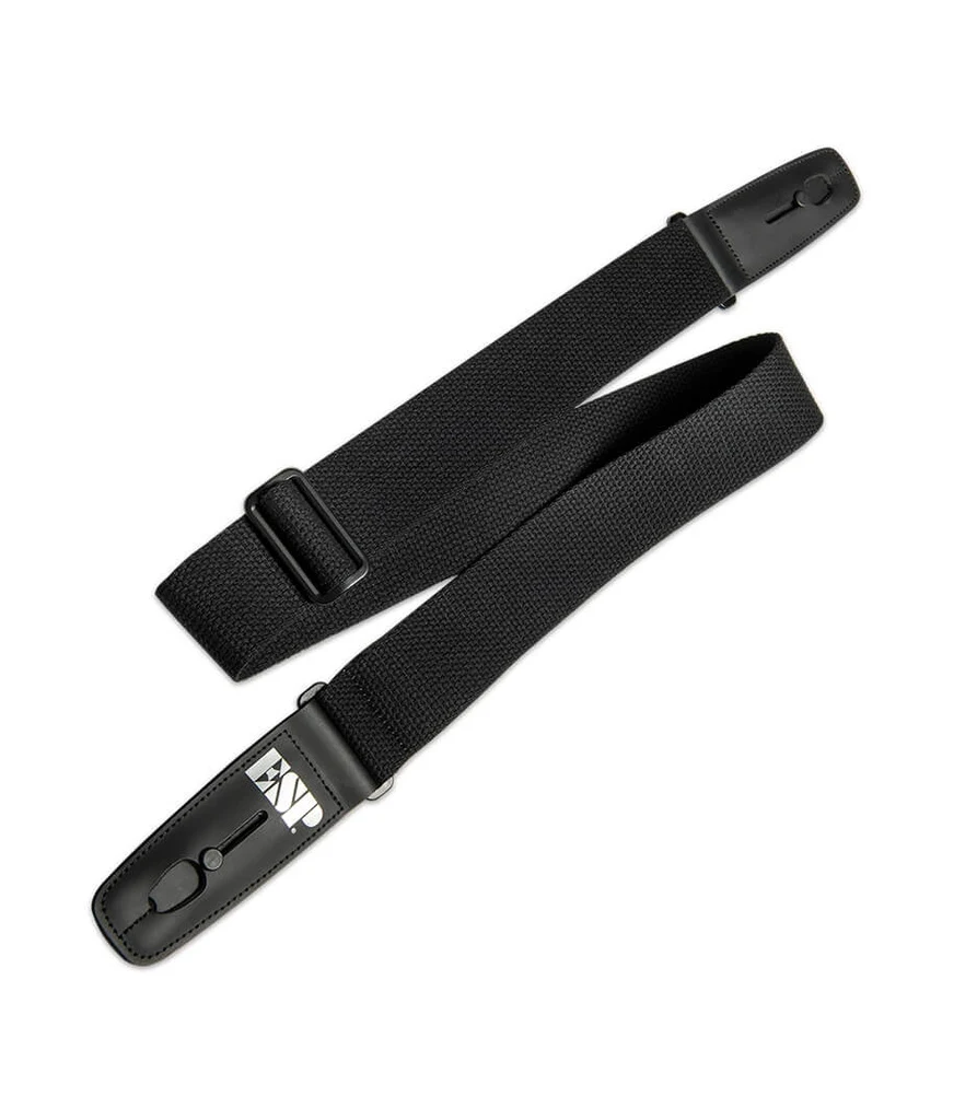 Tahalí ESP Lock-It de Algodón Tejido Negro de 2 pulgadas