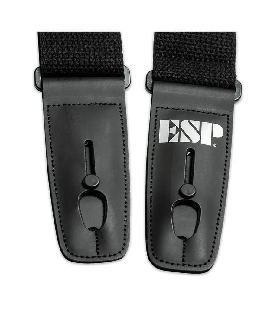 Tahalí ESP Lock-It de Algodón Tejido Negro de 2 pulgadas - Imagen 2