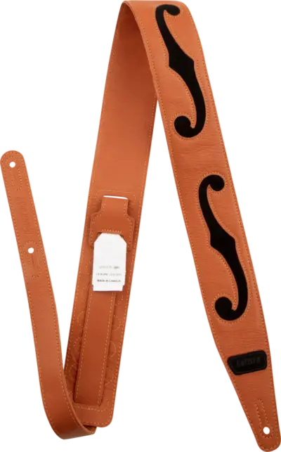 Correa de cuero Gretsch con agujeros F