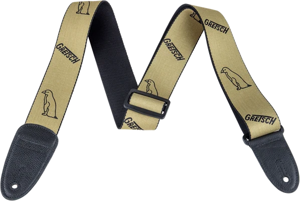 Correa Gretsch Pinguino Dorado/Negro