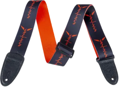 Correa Gretsch Wings Negra/Naranja