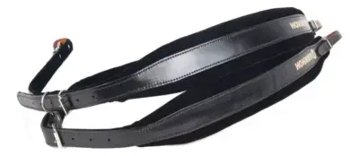 Correa Hohner para Acordeón de Piel Negra