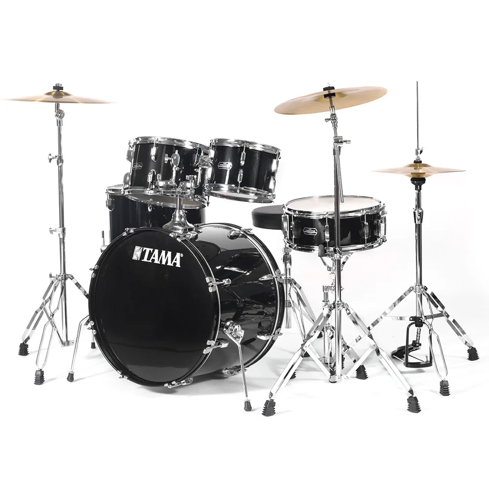 Kit de Batería Tama StageStar SG52KH6CBK con Hardware y Platillos Negro