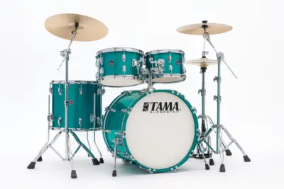 Tama Superstar Reissue 50th Batería Acústica de 4 Piezas Aqua Marine
