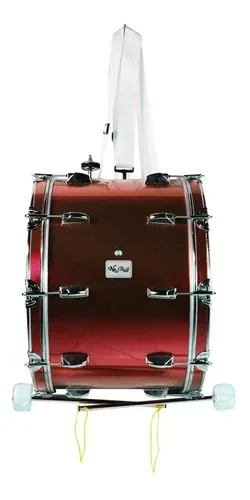 Tambora New Beat 20x14" Rojo Metálico