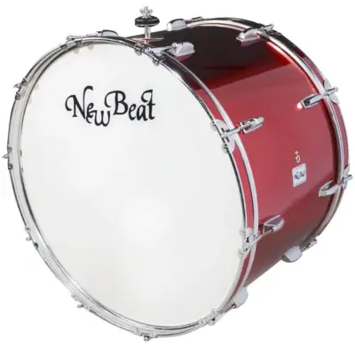 Tambora New Beat 22" x 14" Color Rojo Metálico