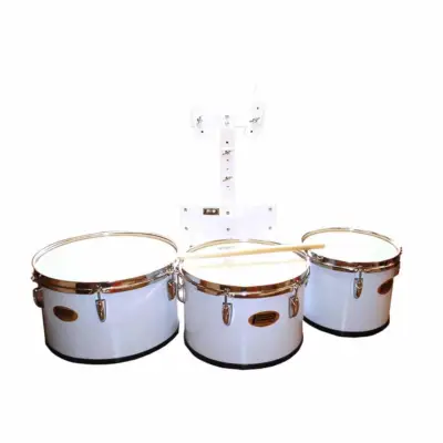 Tarola 12x14 Power Beat Marcha Blanca