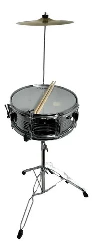 Tarola de acero Tarokit 14" x 5.5" con triple base y platillo de 12"