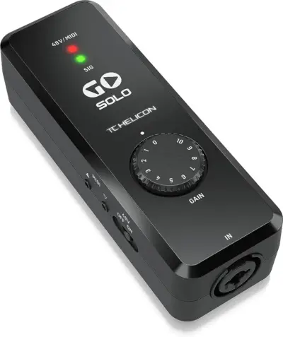 Interfaz de Audio TC Helicon GO SOLO