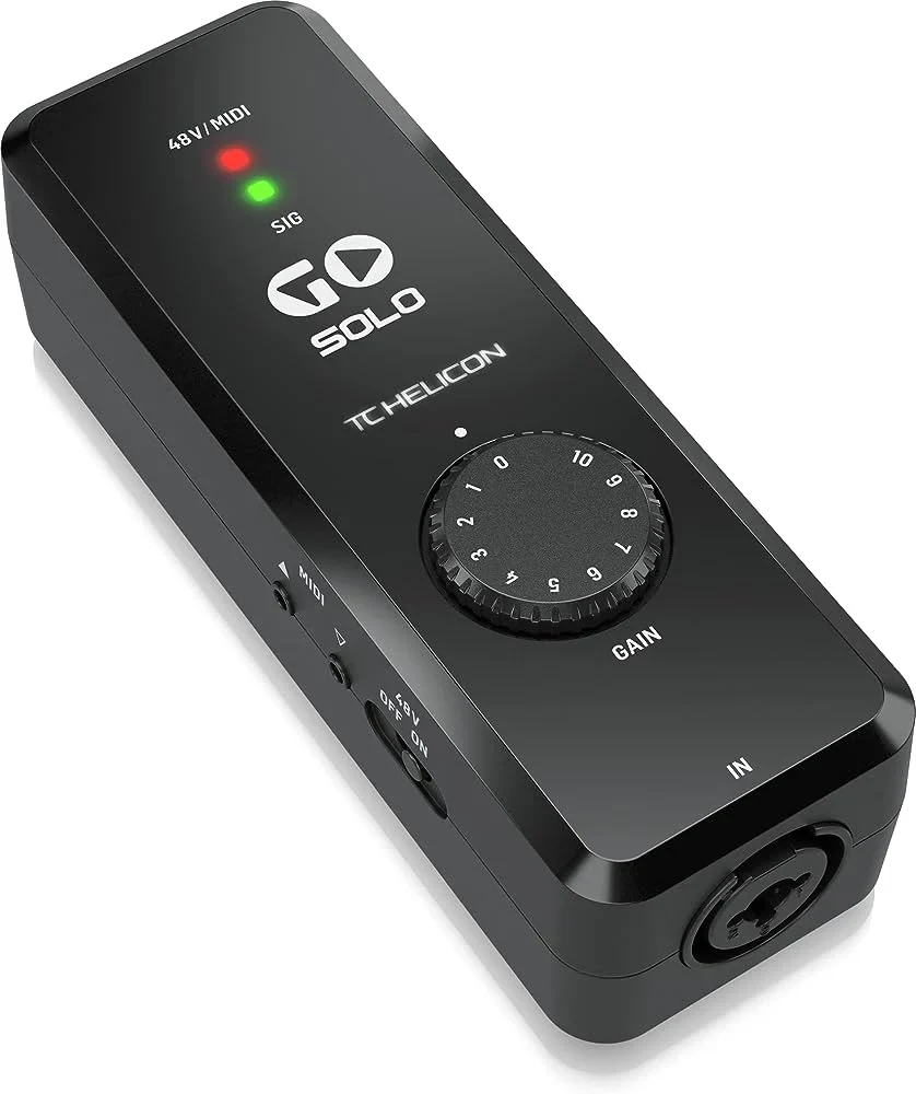 Interfaz de Audio TC Helicon GO SOLO