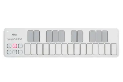 Teclado Controlador MIDI Korg NanoKey 2 Blanco