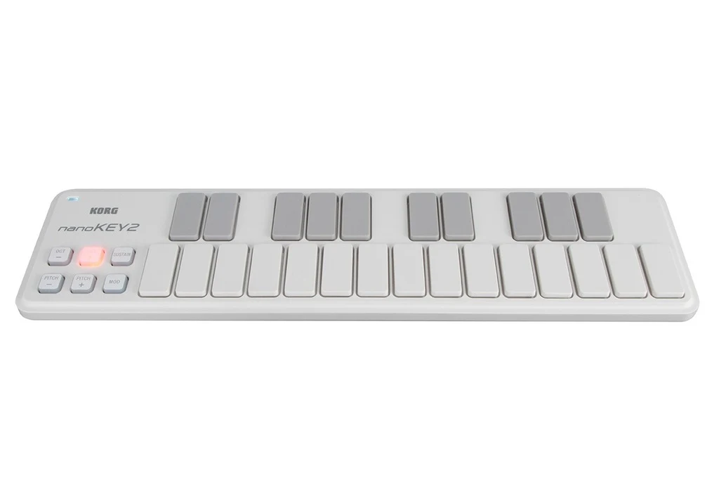 Teclado Controlador MIDI Korg NanoKey 2 Blanco - Imagen 2