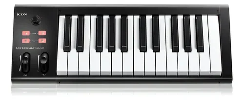 Teclado controlador MIDI USB ICON iKeyboard 3S