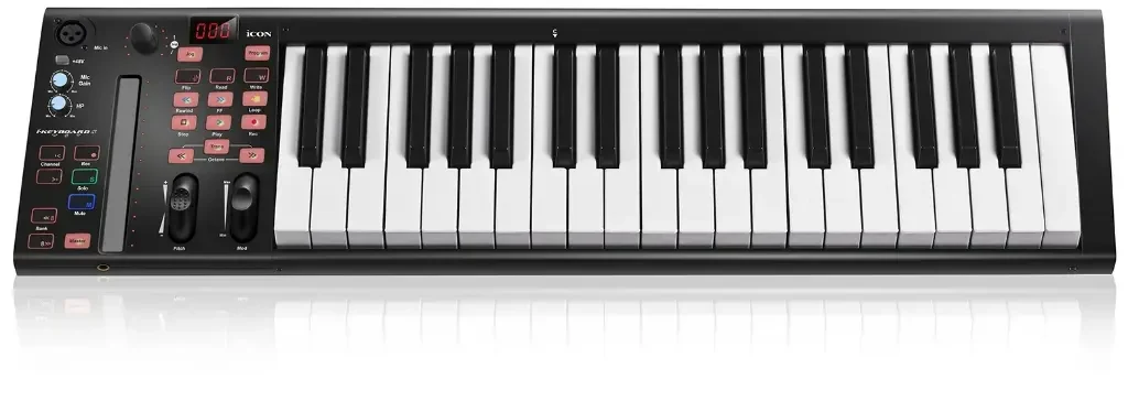Teclado Controlador MIDI USB ICON iKeyBoard 4S