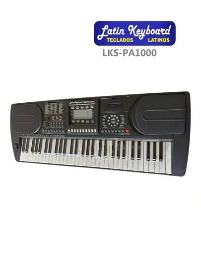 Teclado Latin Keyboard de 61 Teclas LKSPA-1000 con Adaptador