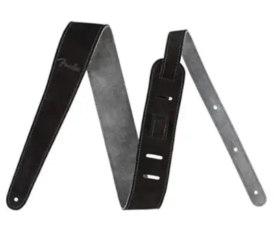 Correa Thalí 2 reversible de ante negro y gris