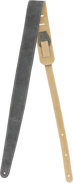 Correa reversible de gamuza gris y marrón Fender Thalí 2"