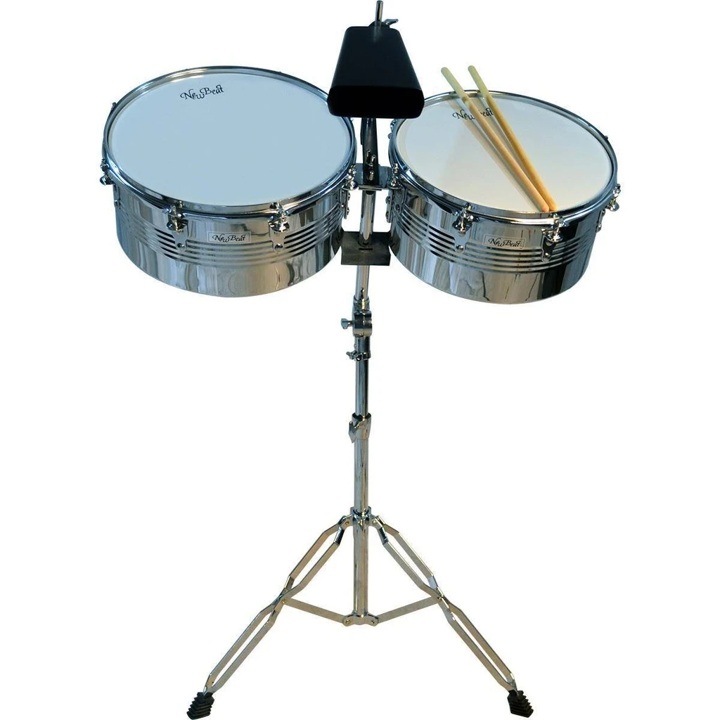 Timbales 13" 14" New Beat Cromados