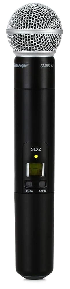 Transmisor con Micrófono Shure SLX2/SM58