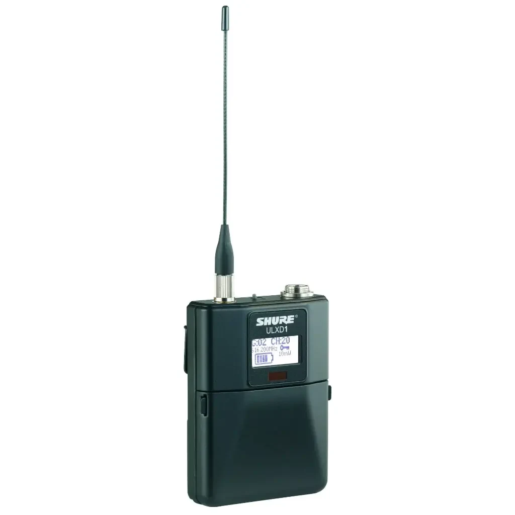Transmisor de petaca inalámbrico digital Shure ULXD1 G50 - Imagen 3