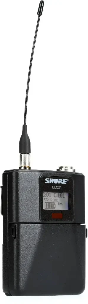Transmisor de petaca inalámbrico digital Shure ULXD1 G50 - Imagen 5