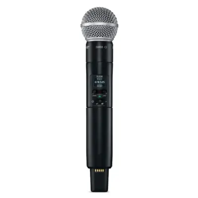 Transmisor inalámbrico digital de mano Shure SLXD2 con cápsula SM58