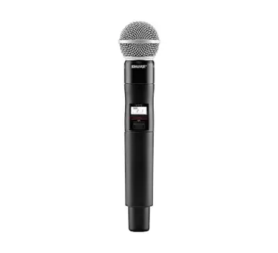 Transmisor Inalámbrico Digital Shure QLXD2 con Cápsula SM58