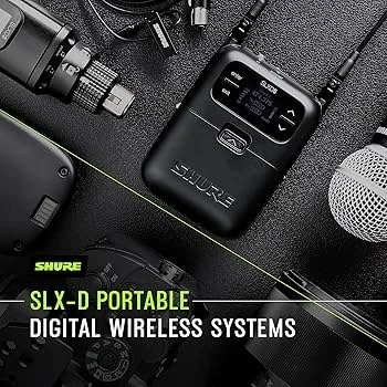 Transmisor inalámbrico digital Shure SLXD25 con cápsula SM58