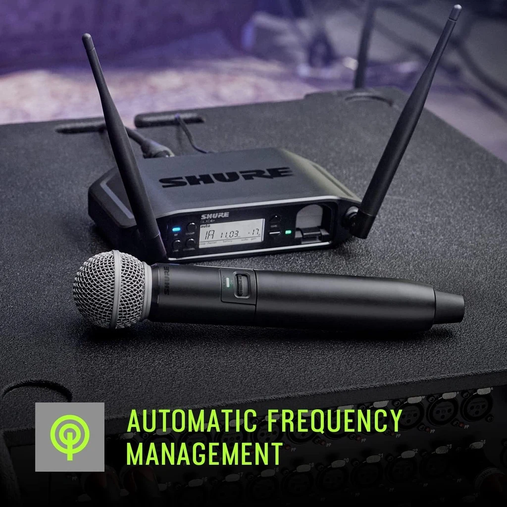 Transmisor inalámbrico Shure GLXD2+ con micrófono SM58 - Imagen 3