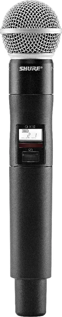 Transmisor inalámbrico Shure QLXD2 con cápsula Beta 87A