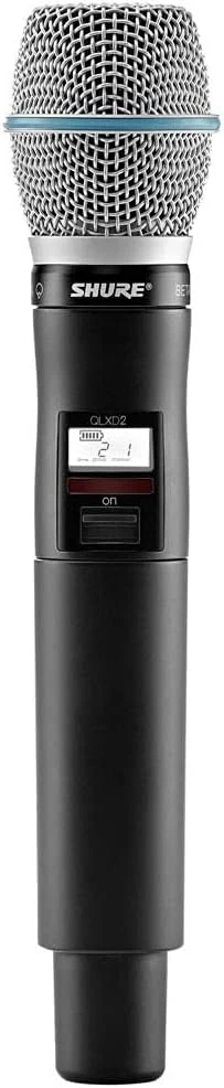 Transmisor Inalámbrico Shure QLXD2 con Cápsula Beta 87A