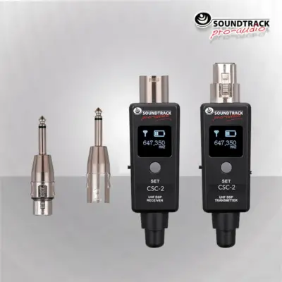 Transmisor y receptor inalámbrico Soundtrack UHF CSC-2