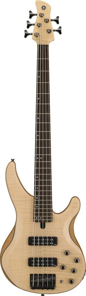 Bajo eléctrico Yamaha TRBX605FM de 5 cuerdas en acabado natural satinado