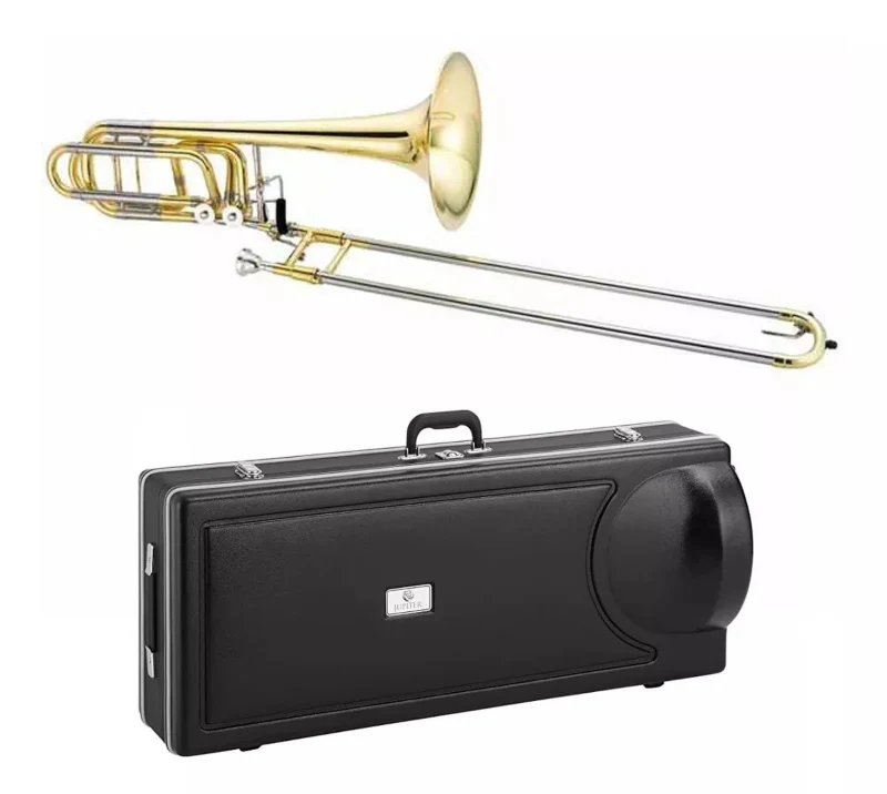 Trombón Bajo de Vara Sib/Fa/Solb/Re Jupiter Laqueado - Imagen 3