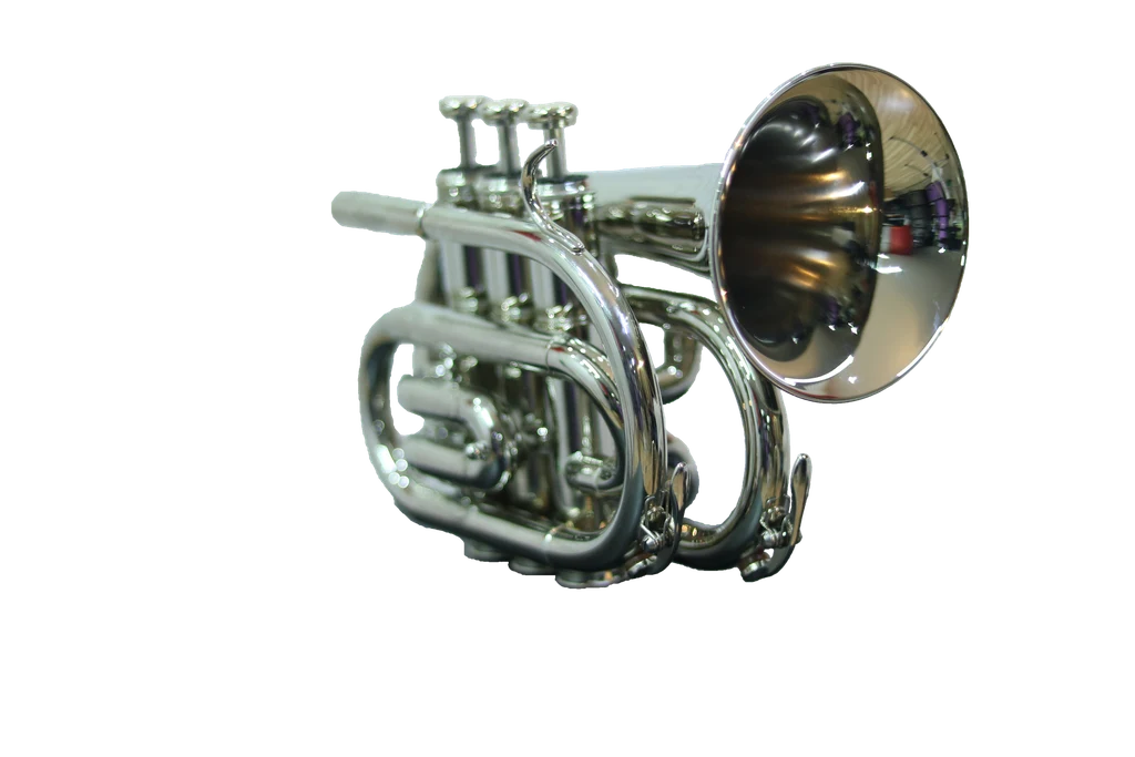 Trompeta Pocket Niquelada en Sib Cyrus Winds