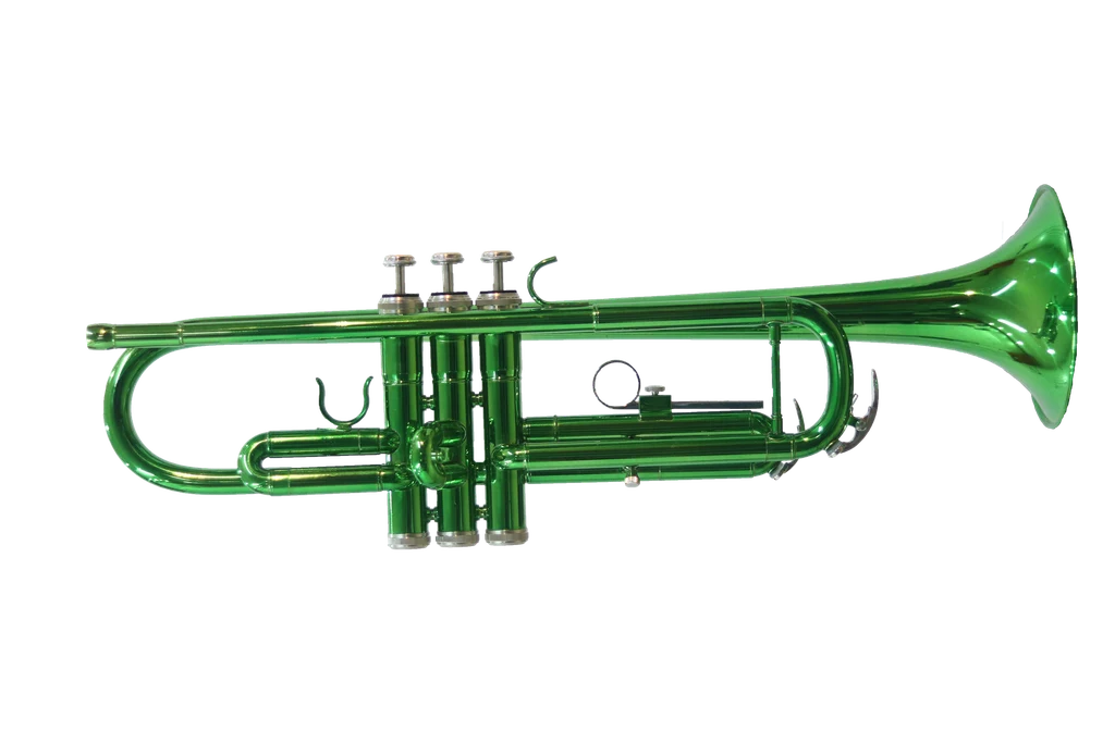 Trompeta en Sib Cyrus Winds color verde
