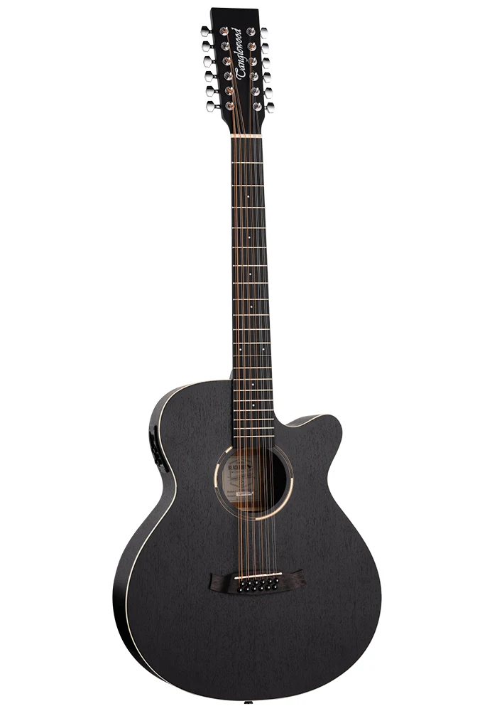 Guitarra Electroacústica de 12 Cuerdas Tanglewood Blackbird
