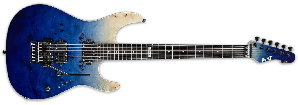 Guitarra eléctrica ESP E-II SN-2 Blue Natural Fade - Imagen 2