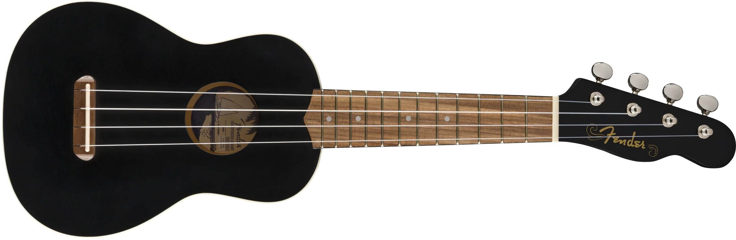 Ukulele Soprano Venice Negro Fender